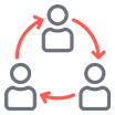 Collaborate value icon